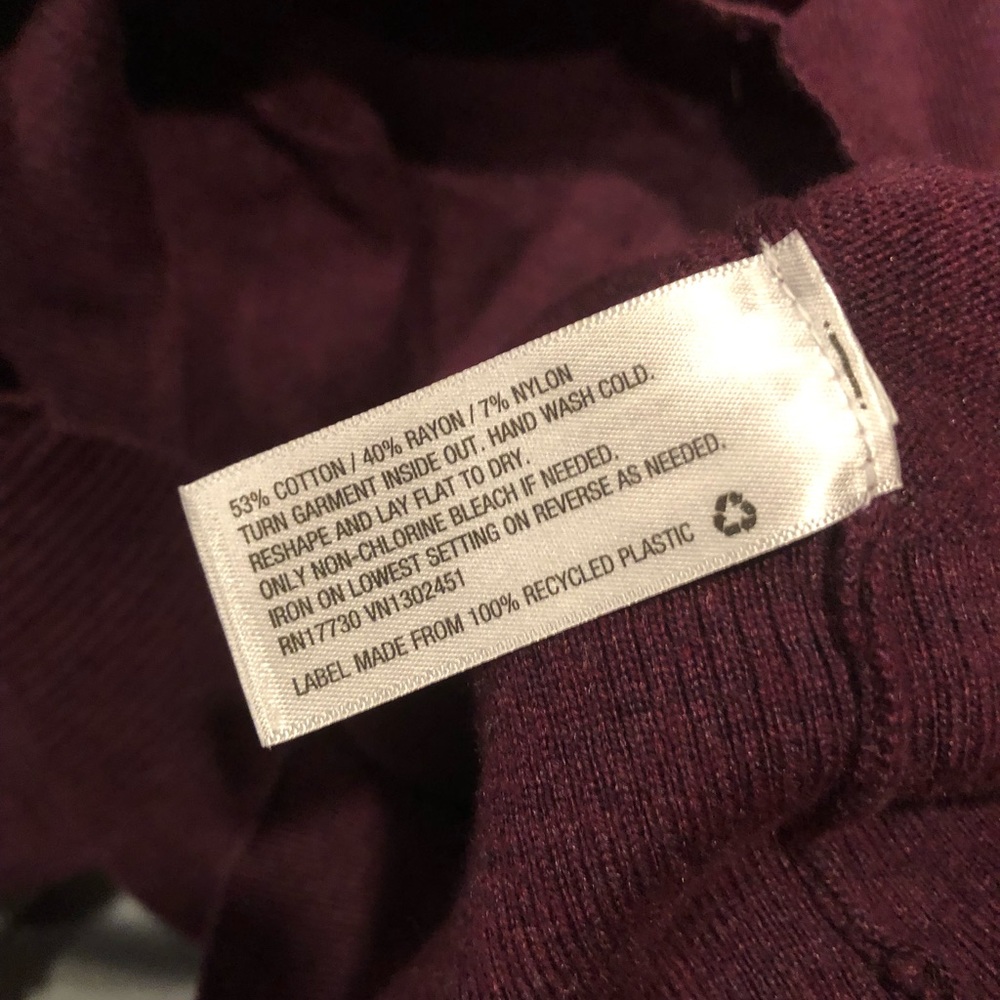 π Button-Down Rhinestone purple/plum Cardigan π - Picture 7 of 7